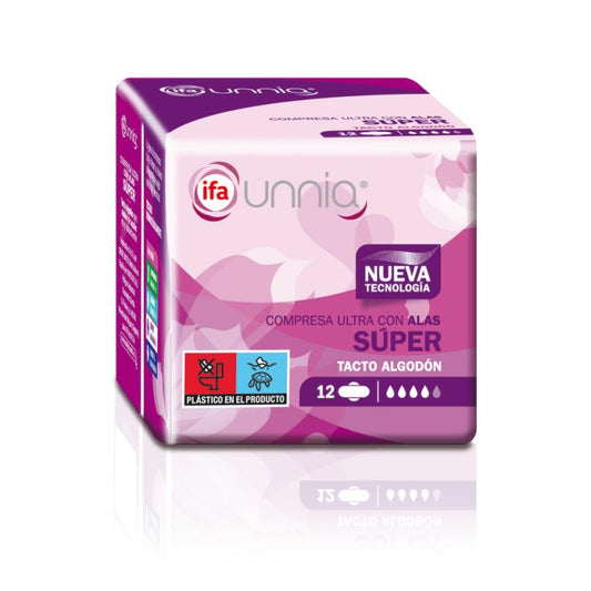 Compresa ultra super alas Ifa unnia 12u La Despensa