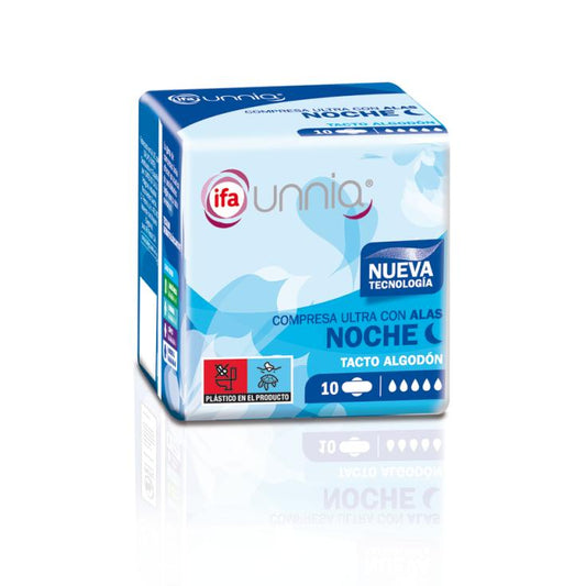 Compresa ultra super alas noche Ifa unnia 10u La Despensa