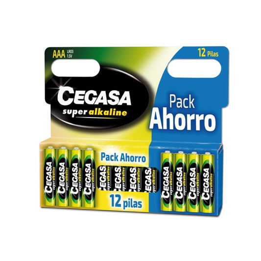 Pila alcalina pack ahorro lr03 Cegasa La Despensa