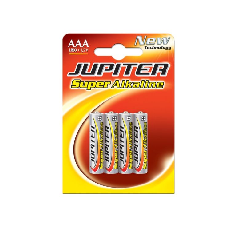 Pila alcalina lr03 blis-4 Jupiter