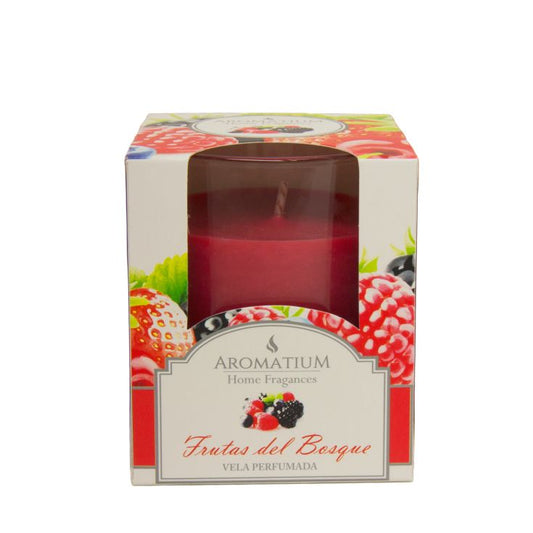 Ambientador vela fruta bosq perfum cristal Aromatium 1ud La Despensa