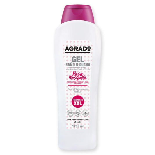 Gel baño/ducha rosa mosqueta Agrado 1250ml La Despensa