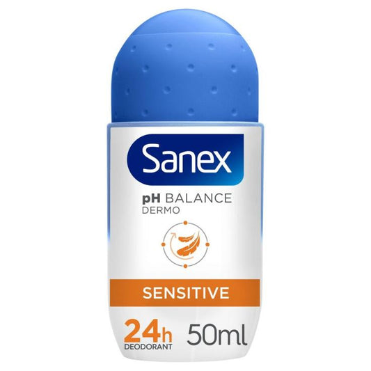 Desodorante roll on unisex dermo sensitive Sanex 50ml La Despensa
