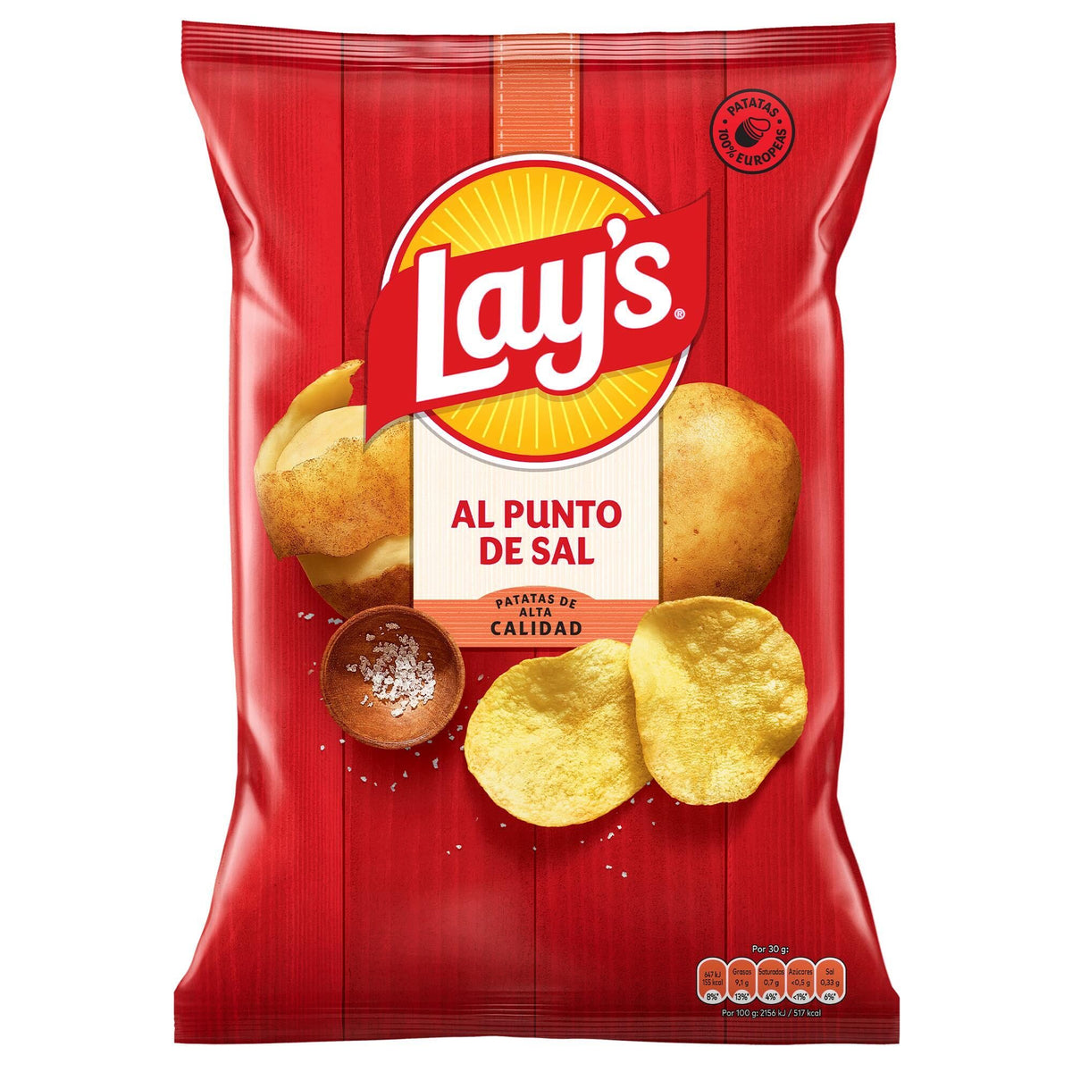 Patatas fritas sal Lays 150g