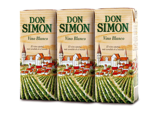 Vino blanco mesa brik Don simon p3 200ml/u La Despensa