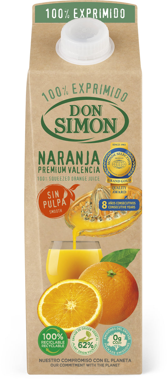 Zumo naranja s/pulpa Don simon 1l La Despensa