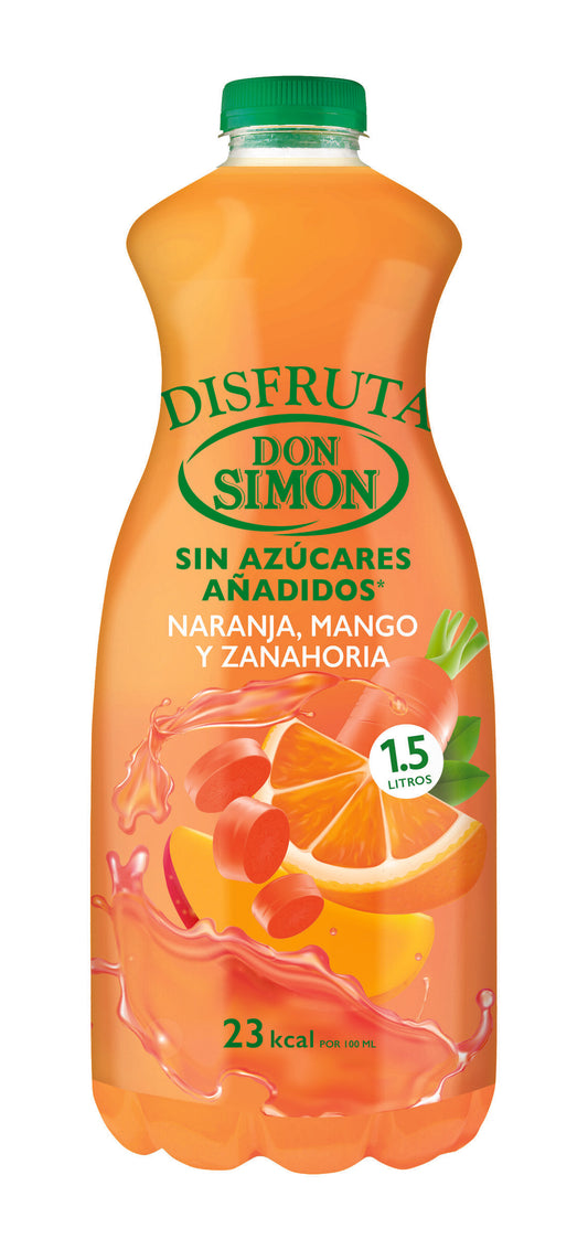 Bebida zumo frutas naraj/mang/zanah s/az Don simon 1.5l La Despensa