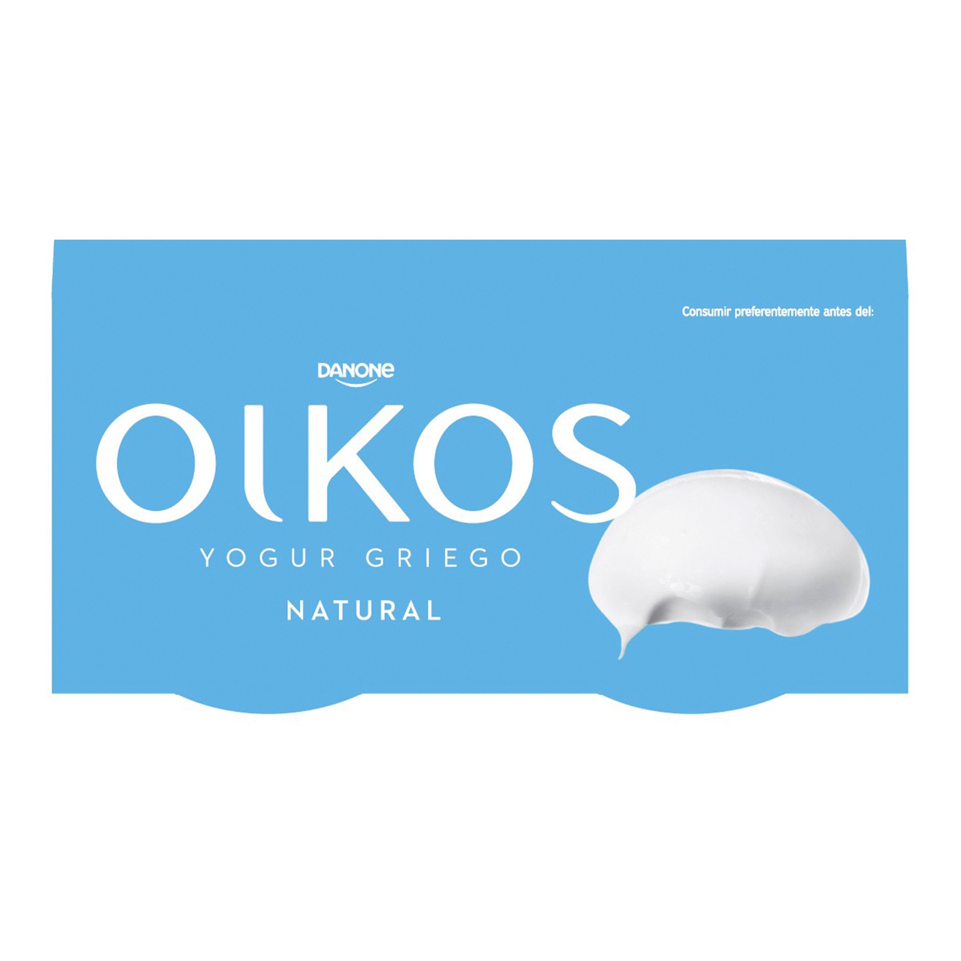 Yogur griego natural oikos Danone p4 110g/u