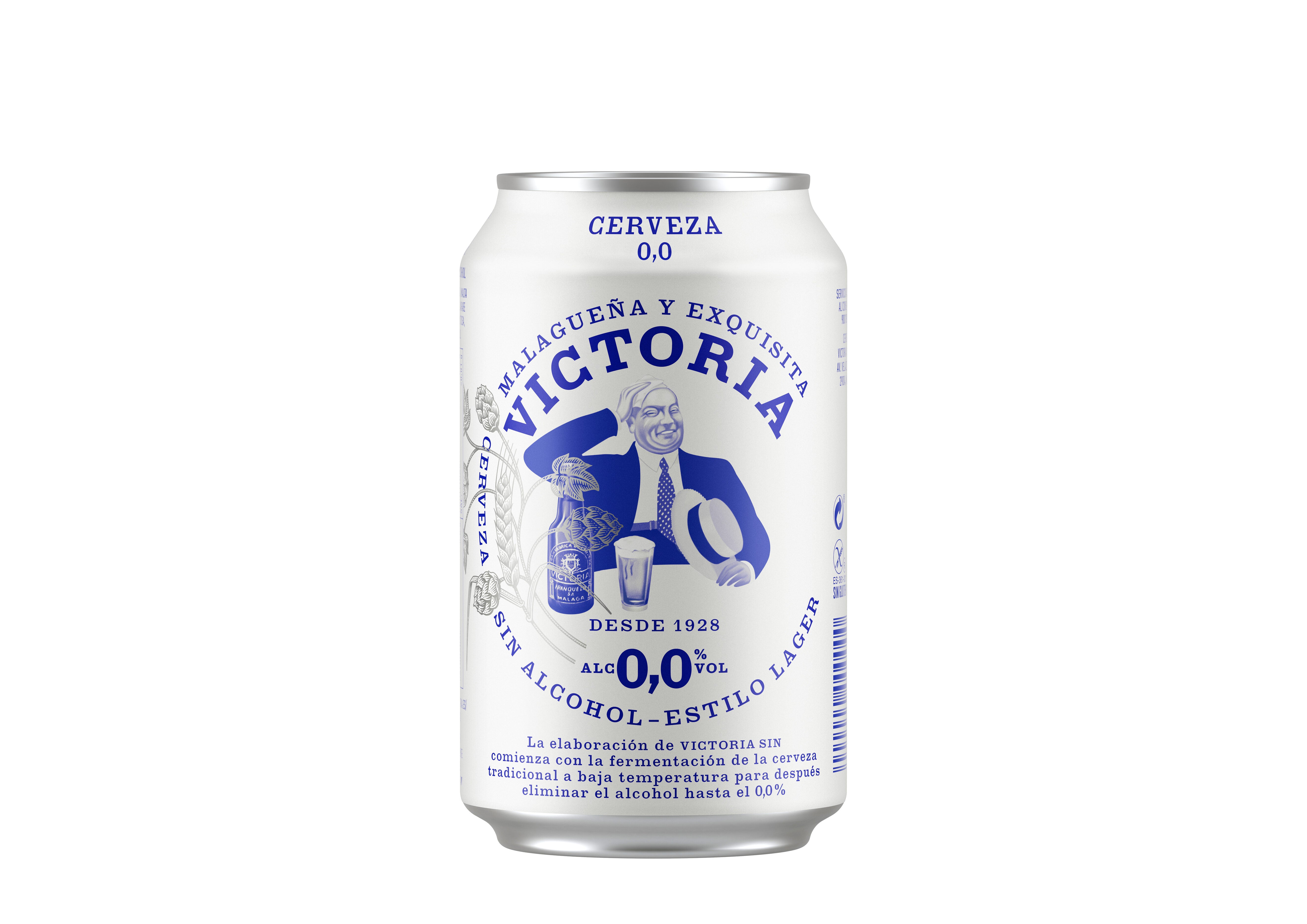 Cerveza 0.0 s/alcohol lata Victoria 330ml
