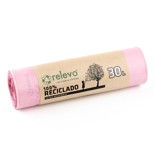 Bolsa basura perfumada 30l 100% reciclado Relevo p15 La Despensa