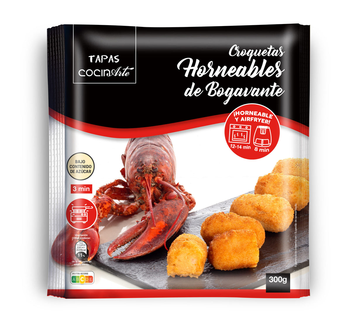 Croquetas de bogavante horneables Cocinarte 300g
