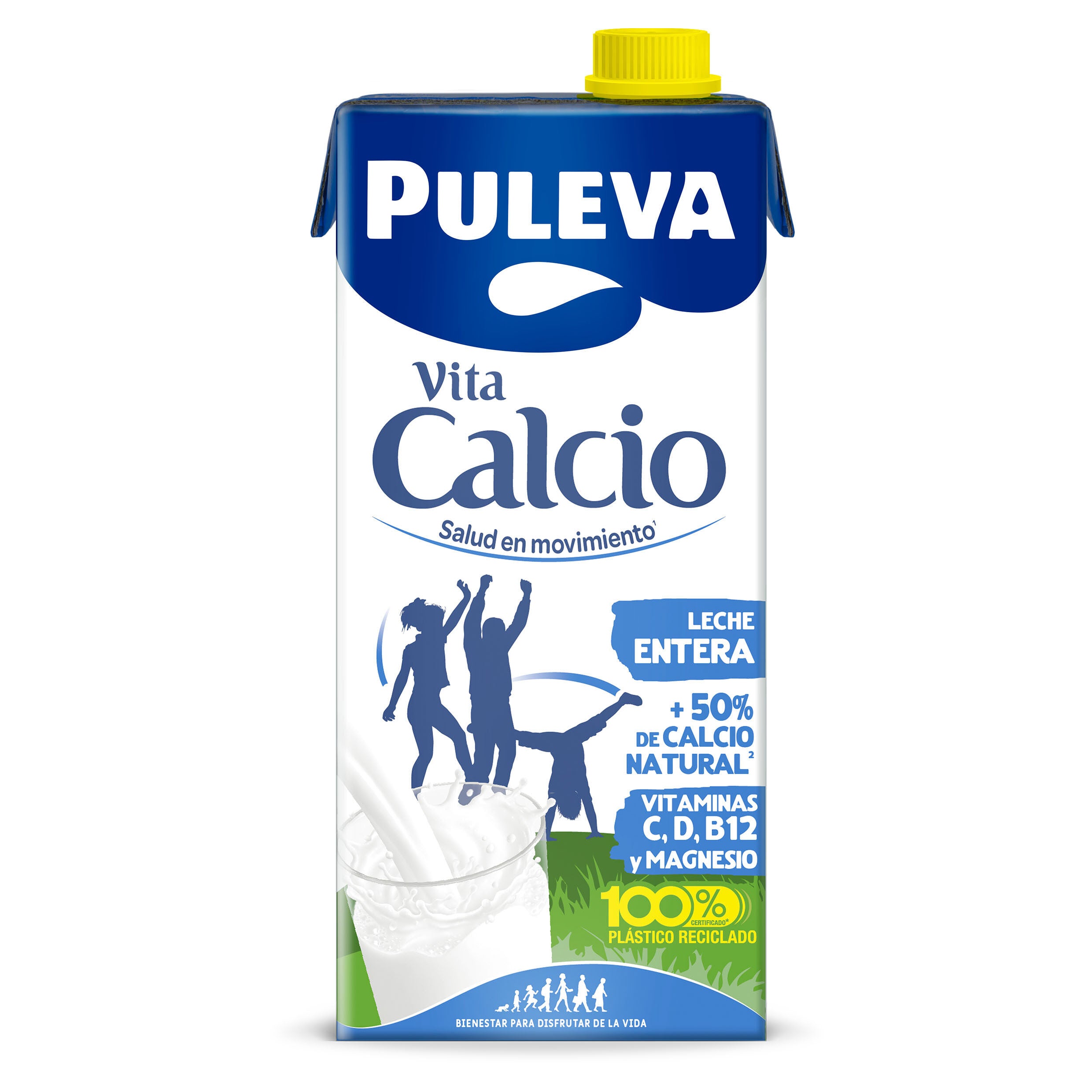 Leche entera calcio Puleva 1l