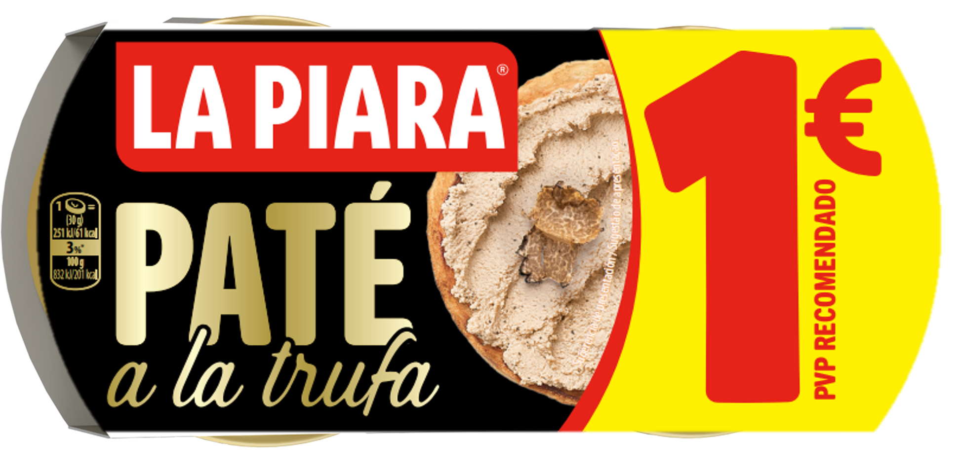 Pate clasico trufa La piara p2x75g