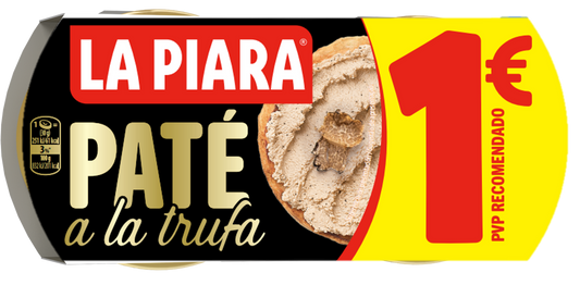 Pate clasico trufa La piara p2x75g La Despensa