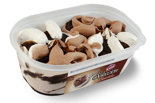Helado tarrina tres chocolates Casty 900ml La Despensa