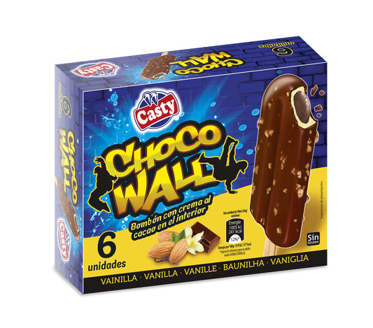 Bombon chocolate wall Casty p6x90ml La Despensa