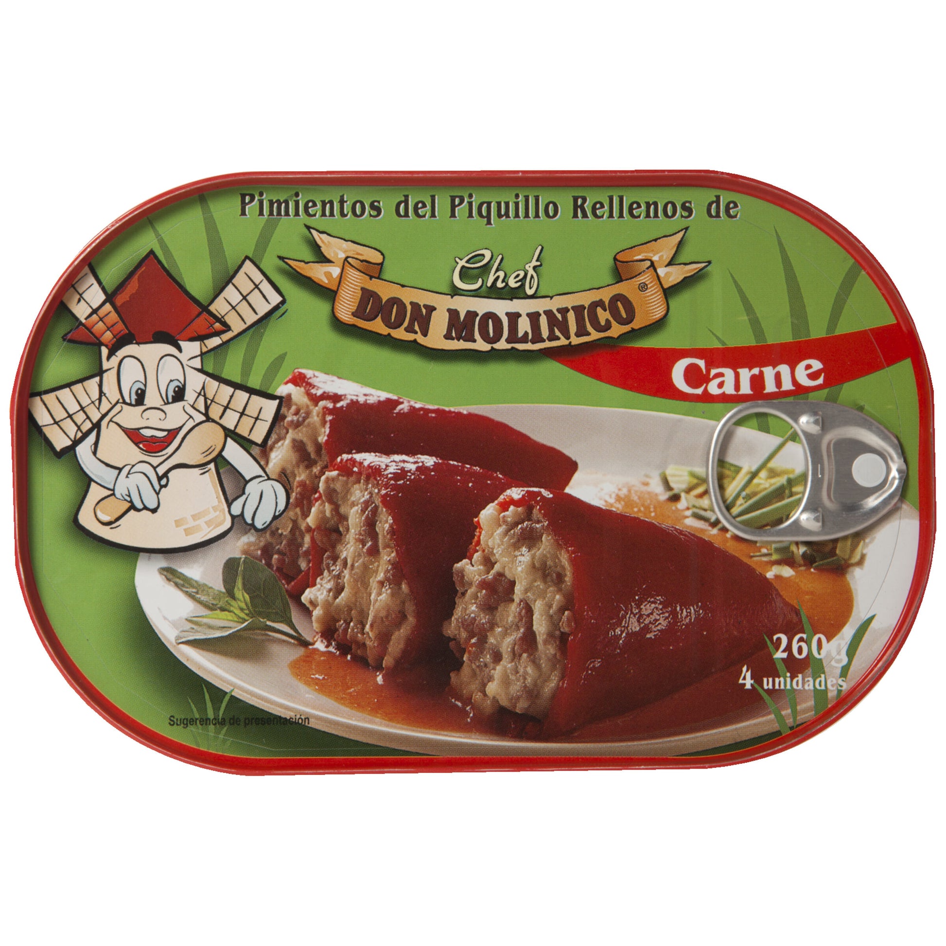 Pimiento piquilo relleno de carne Don molinico 260g