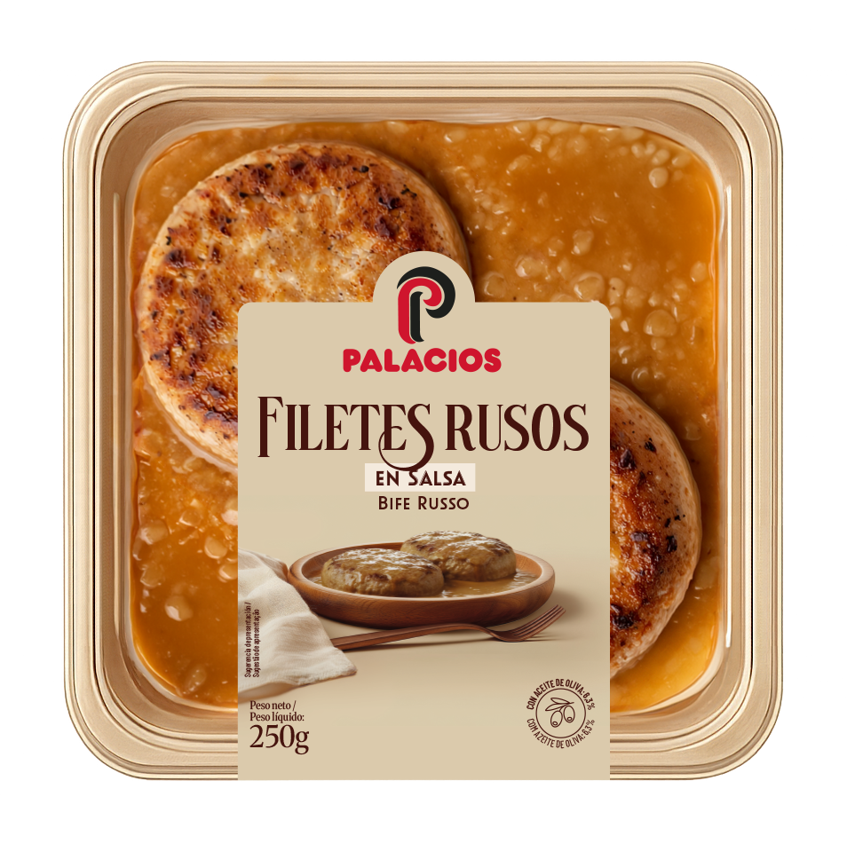 Filetes rusos c/ salsa Palacios 250g