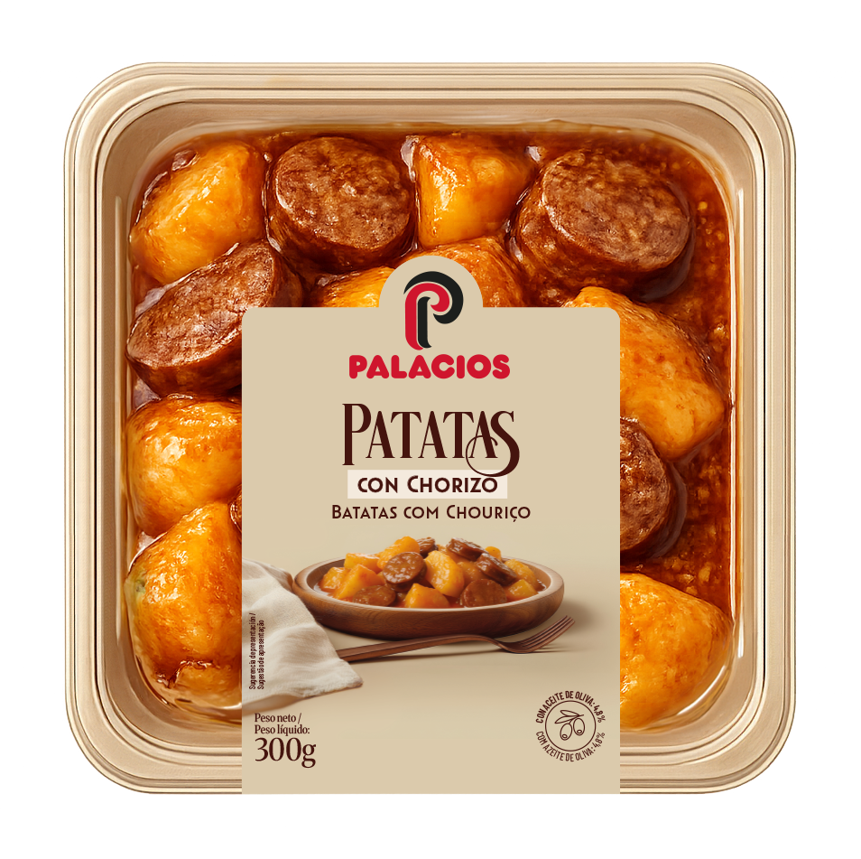 Patatas c/ chorizo Palacios 300g
