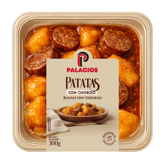 Patatas c/ chorizo Palacios 300g La Despensa