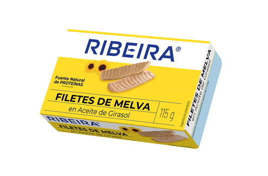 Filete de melva aceite girasol rr-125 Ribeira 80g escurr La Despensa