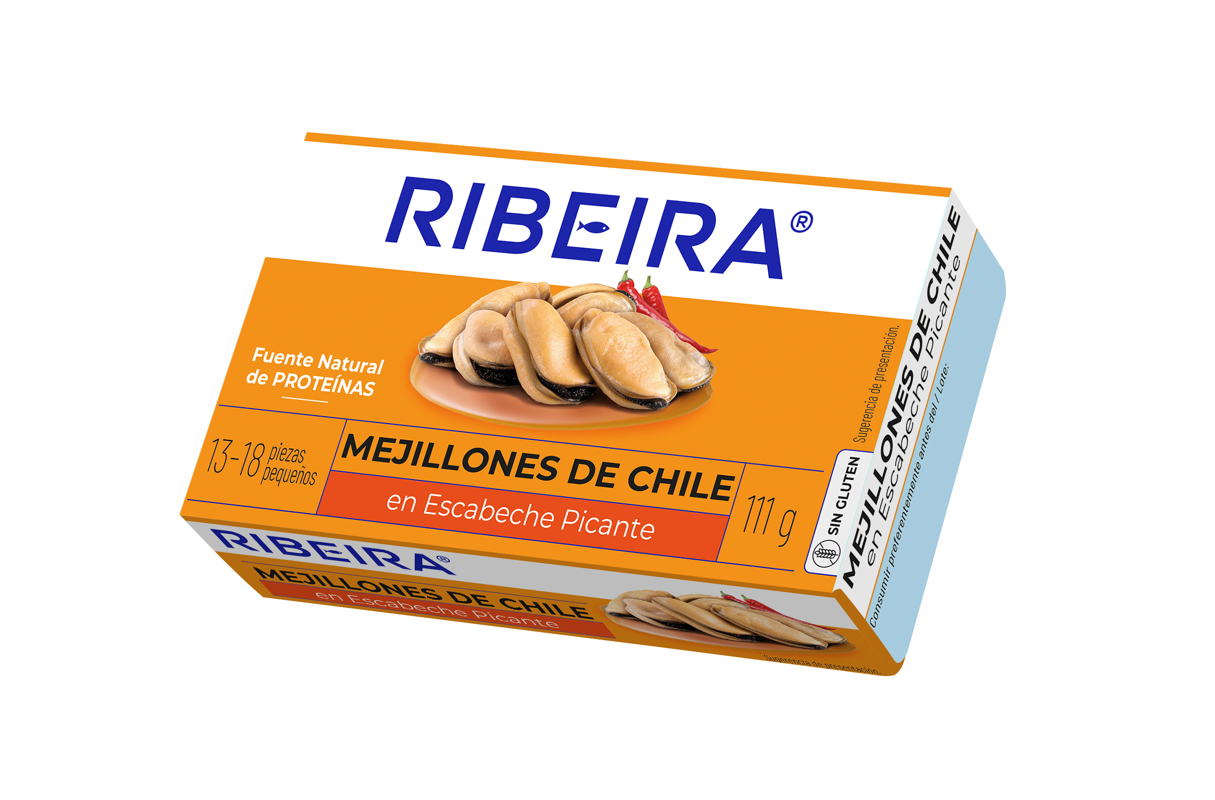 Mejillón de chile picante rr-120 Ribeira 69g escurr