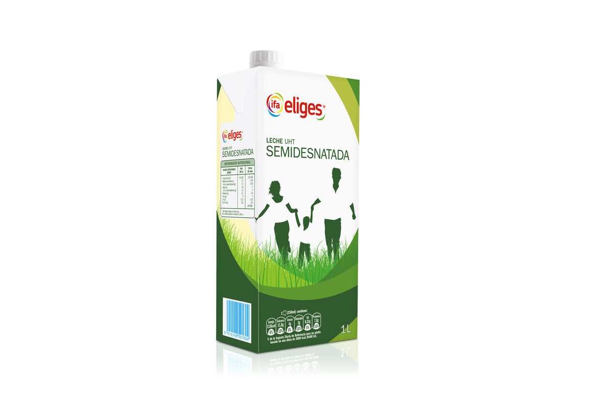 Leche semidesnatada Brick Ifa eliges 1l