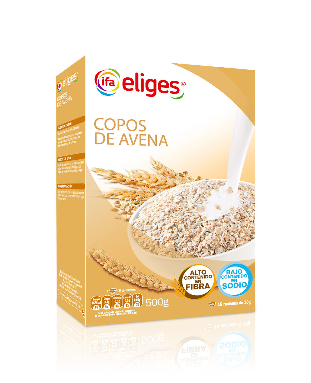Cereal copo avena integral Ifa eliges 500g