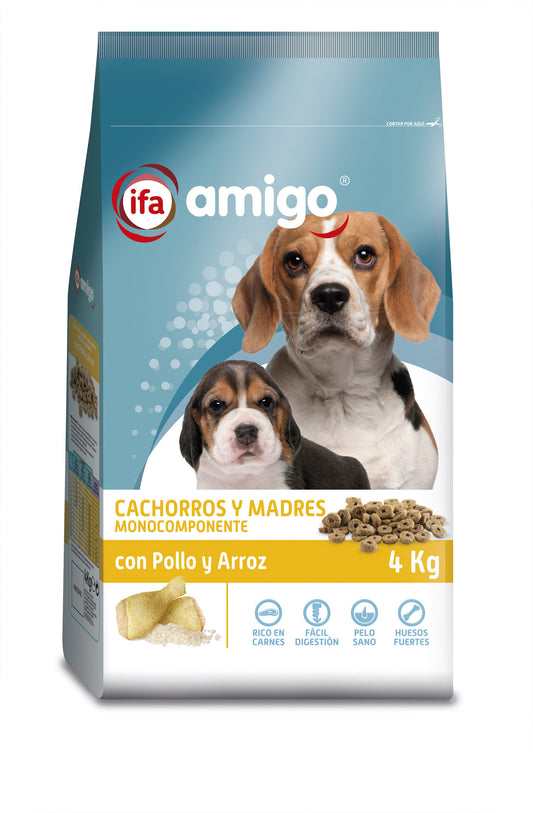 Comida seca perro poll/arr cachorro Ifa amigo 4kg La Despensa