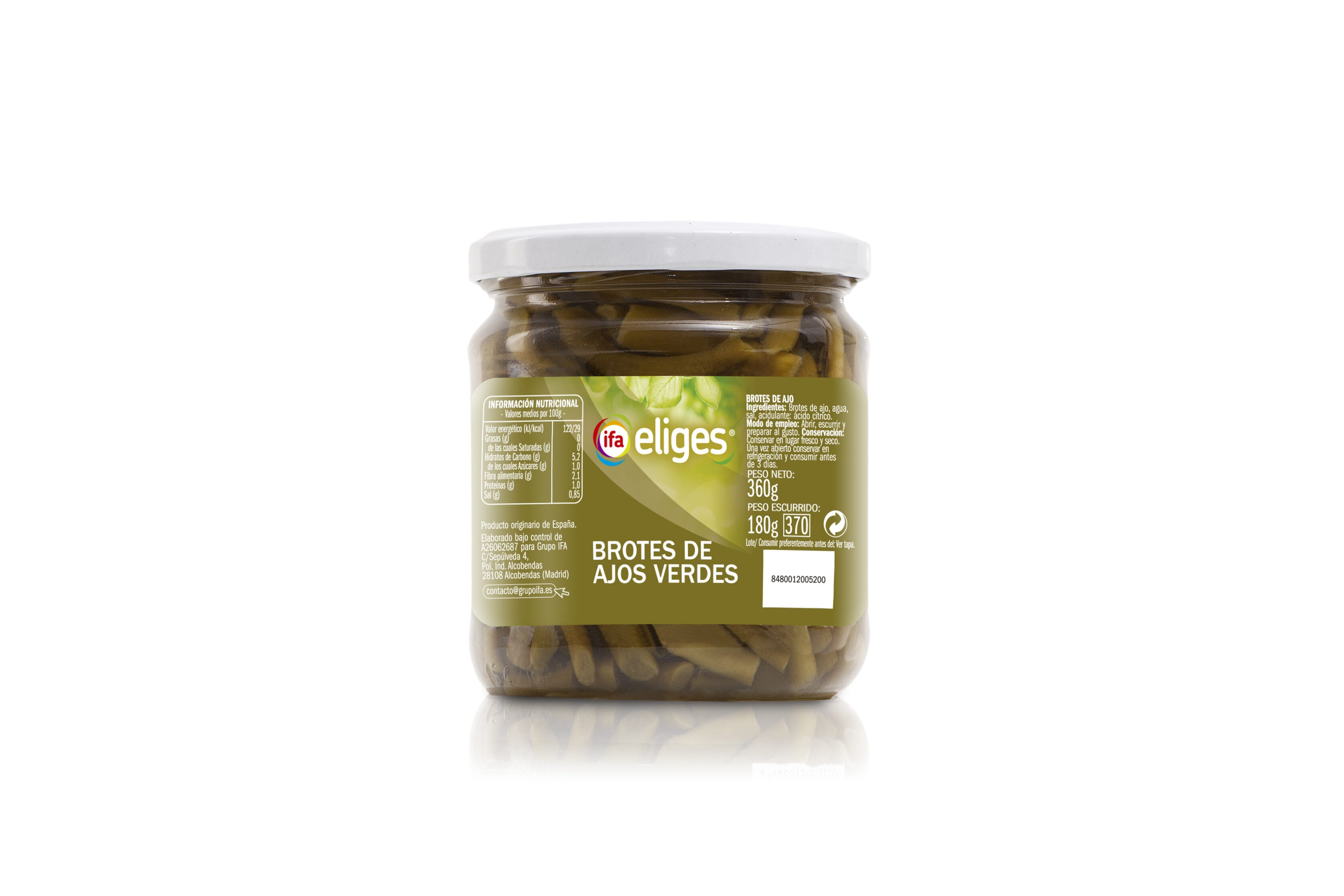 Brotes ajo cristal Ifa eliges 180g escurr