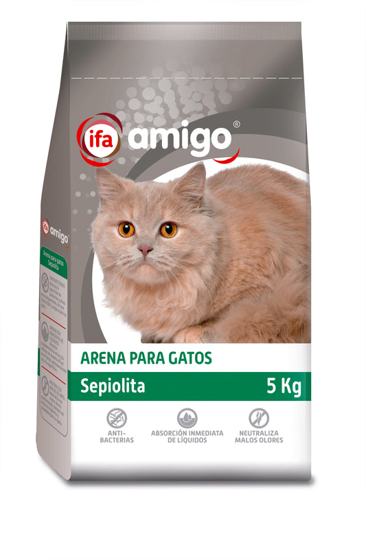 Arena gatos sepiolita Ifa amigo 5kg La Despensa