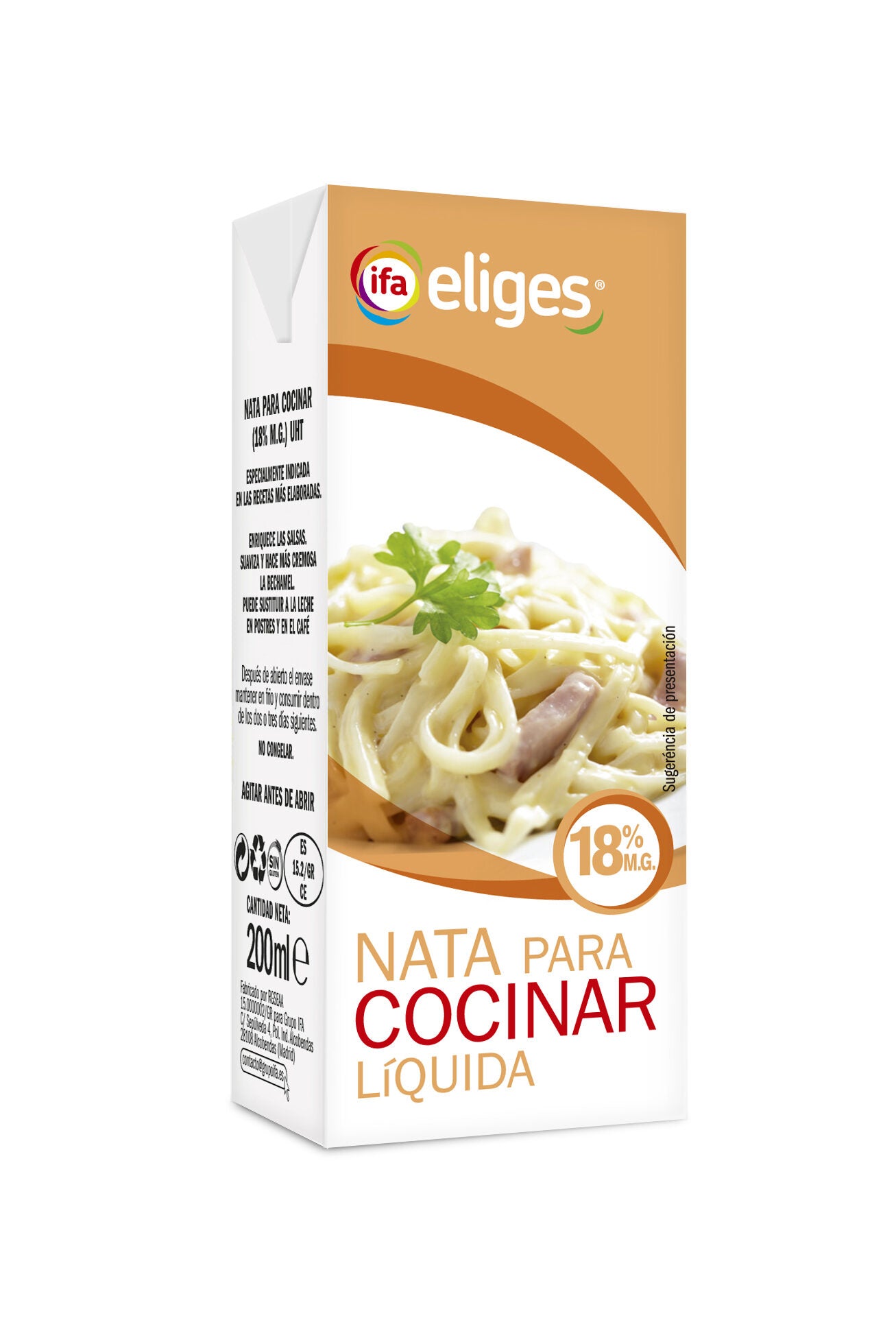 Nata para cocinar Ifa eliges 200ml
