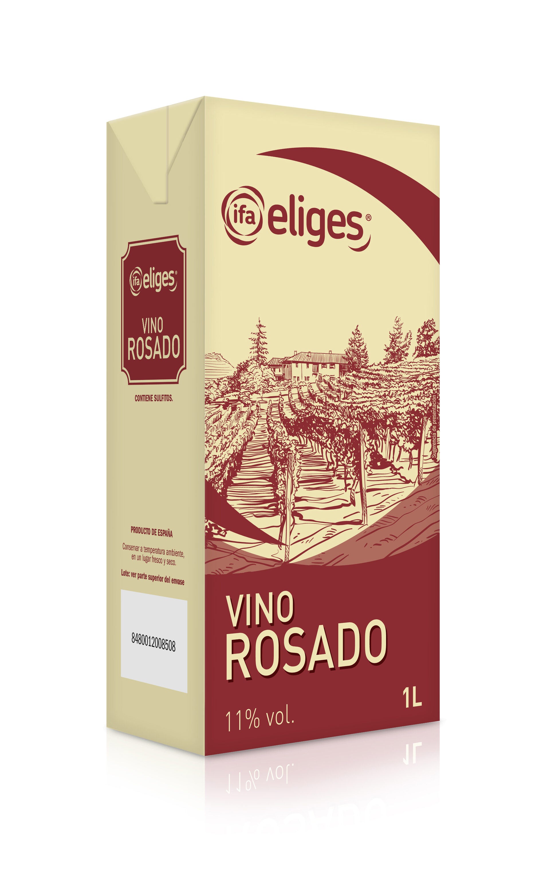 Vino rosado mesa brik Gran duque  1l