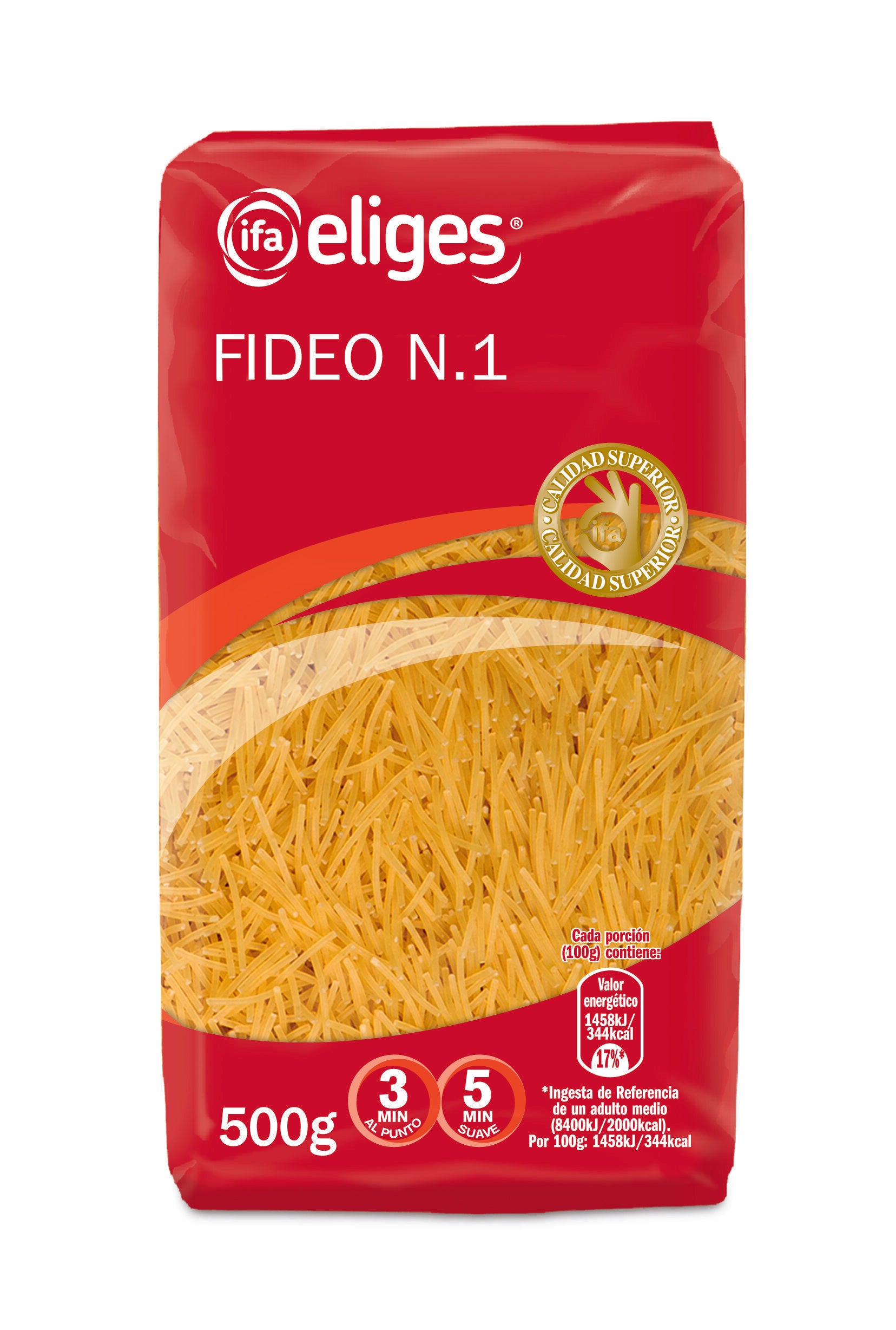 Fideo mediano nº 1 Ifa eliges 500g