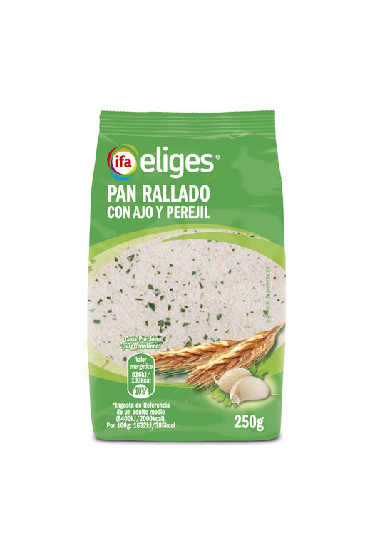 Pan rallado ajo/perejil Ifa eliges 250g La Despensa