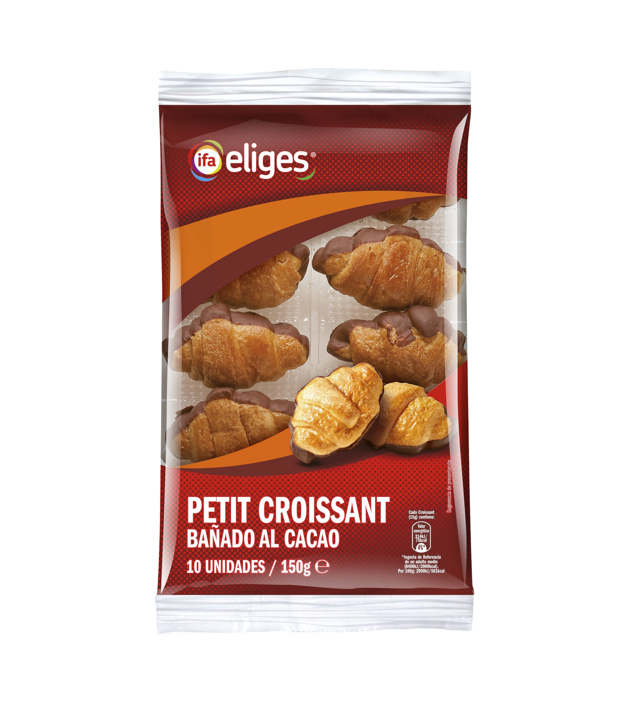 Petit croissant c/chocolate Ifa eliges p10 150g