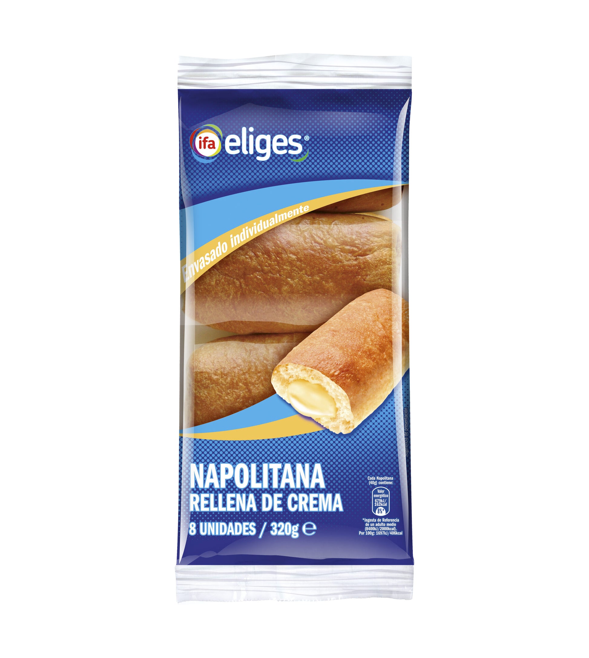 Napolitana crema Ifa eliges p8 320g