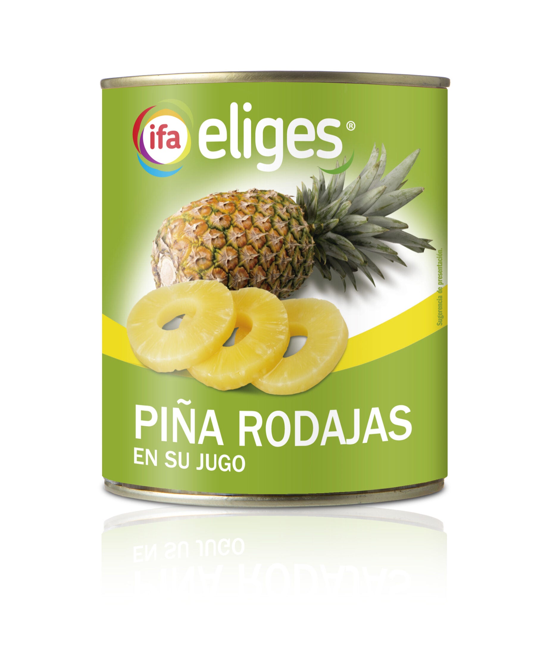 Piña rodaja en su jugo Ifa eliges 490g escurr