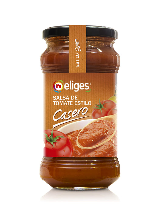Tomate frito casero cristal Ifa eliges 370g La Despensa