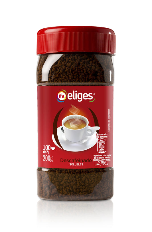 Café soluble descafeinado Ifa eliges 200g La Despensa