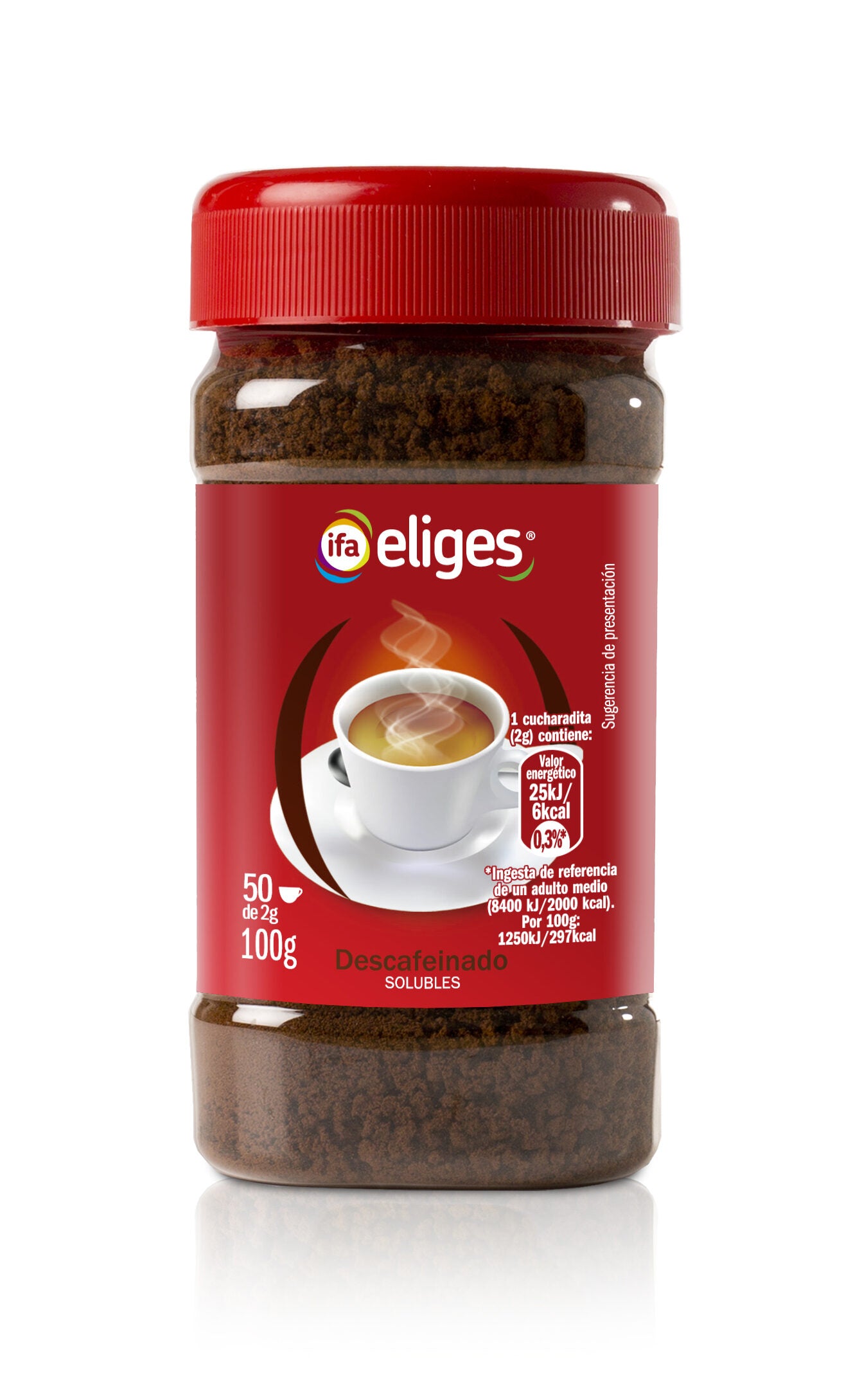 Café soluble descafeinado Ifa eliges 100g
