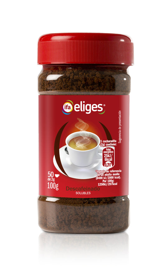 Café soluble descafeinado Ifa eliges 100g La Despensa