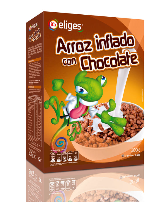 Cereal arroz inflado chocolate Ifa eliges 500g La Despensa