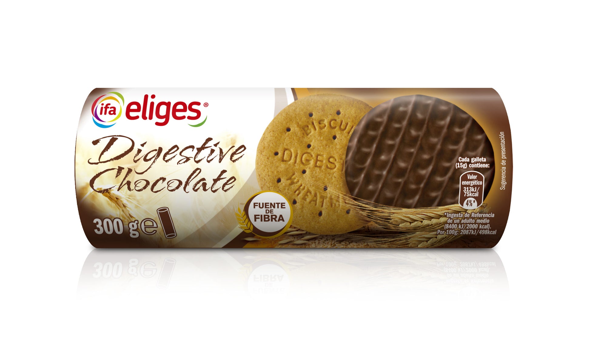 Galleta digestive chocolate Ifa eliges 300g