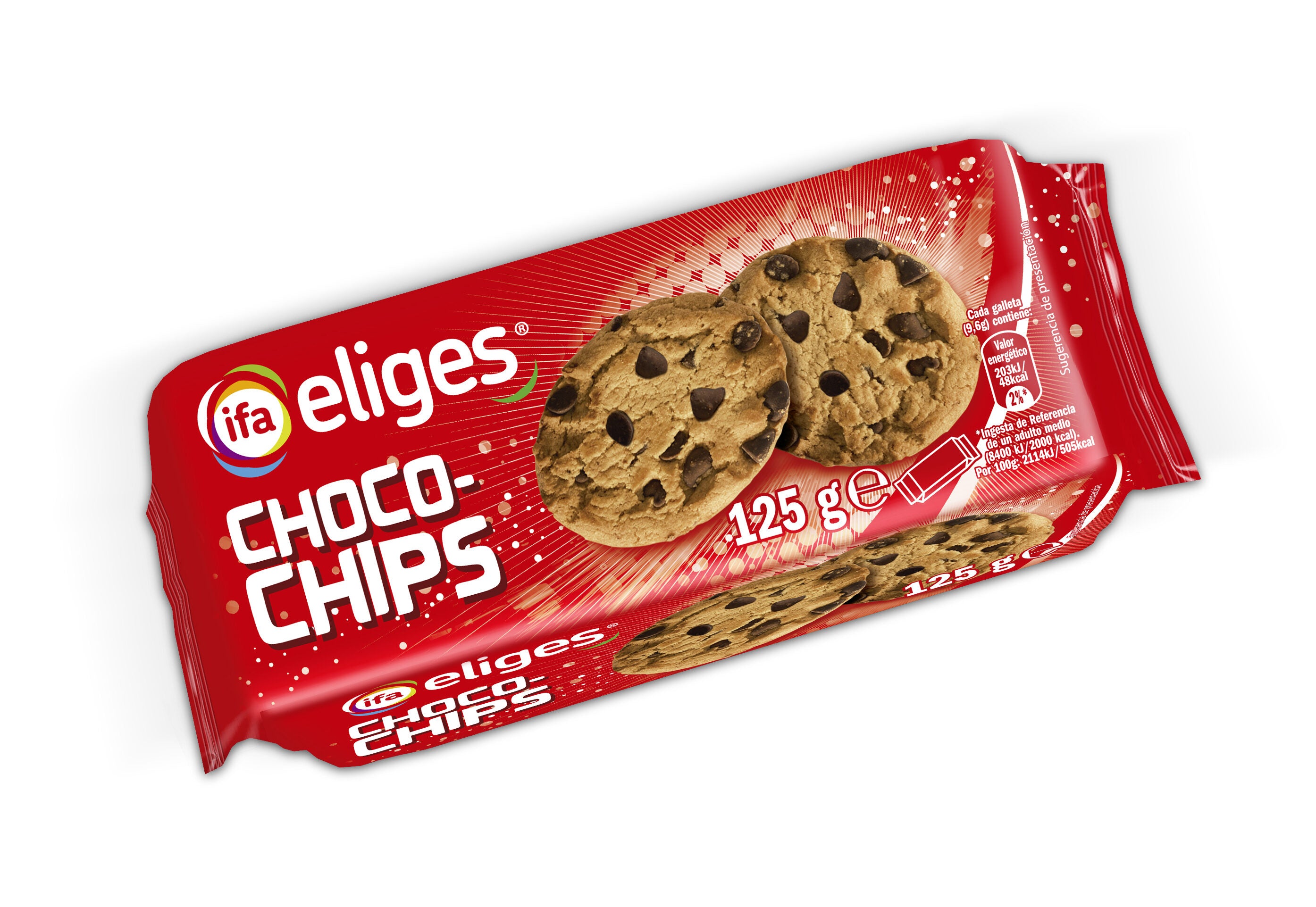 Galleta con pepitas chocolate Ifa eliges 125g