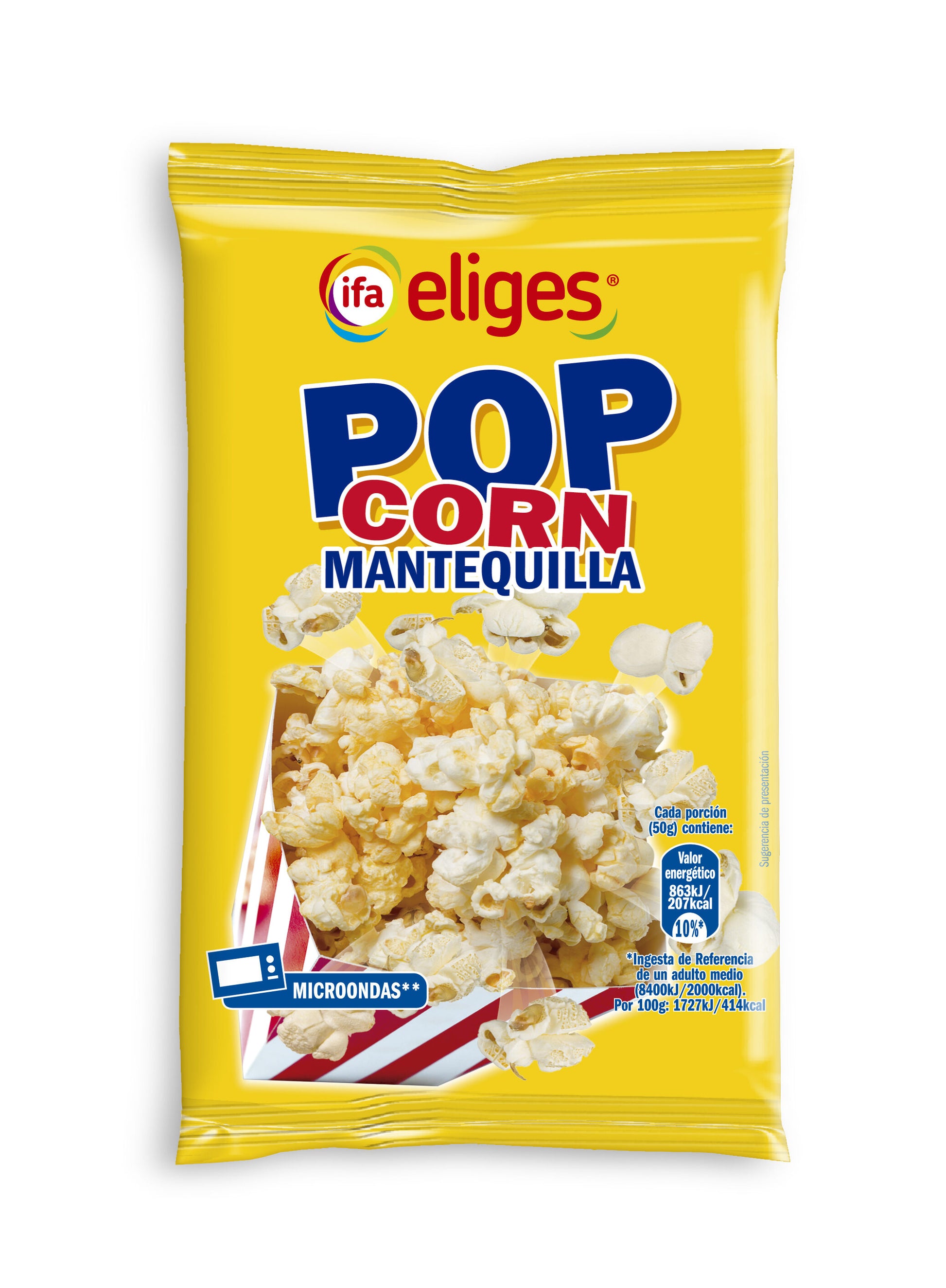 Palomitas maiz mantequilla Ifa eliges 100g