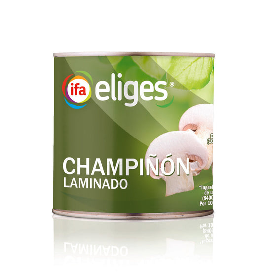 Champiñón laminado lata ro212 Ifa eliges 105g escurr La Despensa