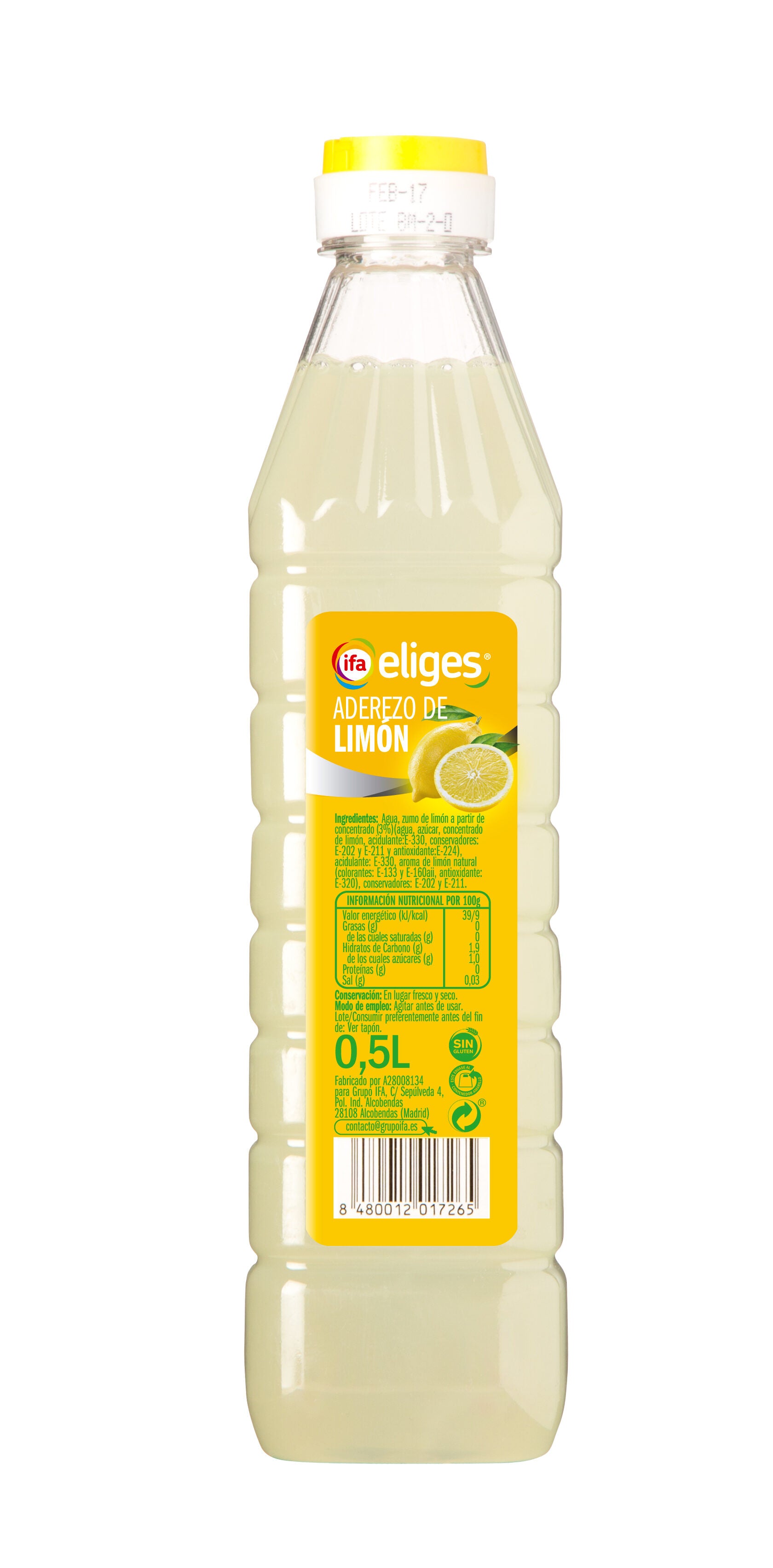 Aderezo limón Ifa eliges 500ml