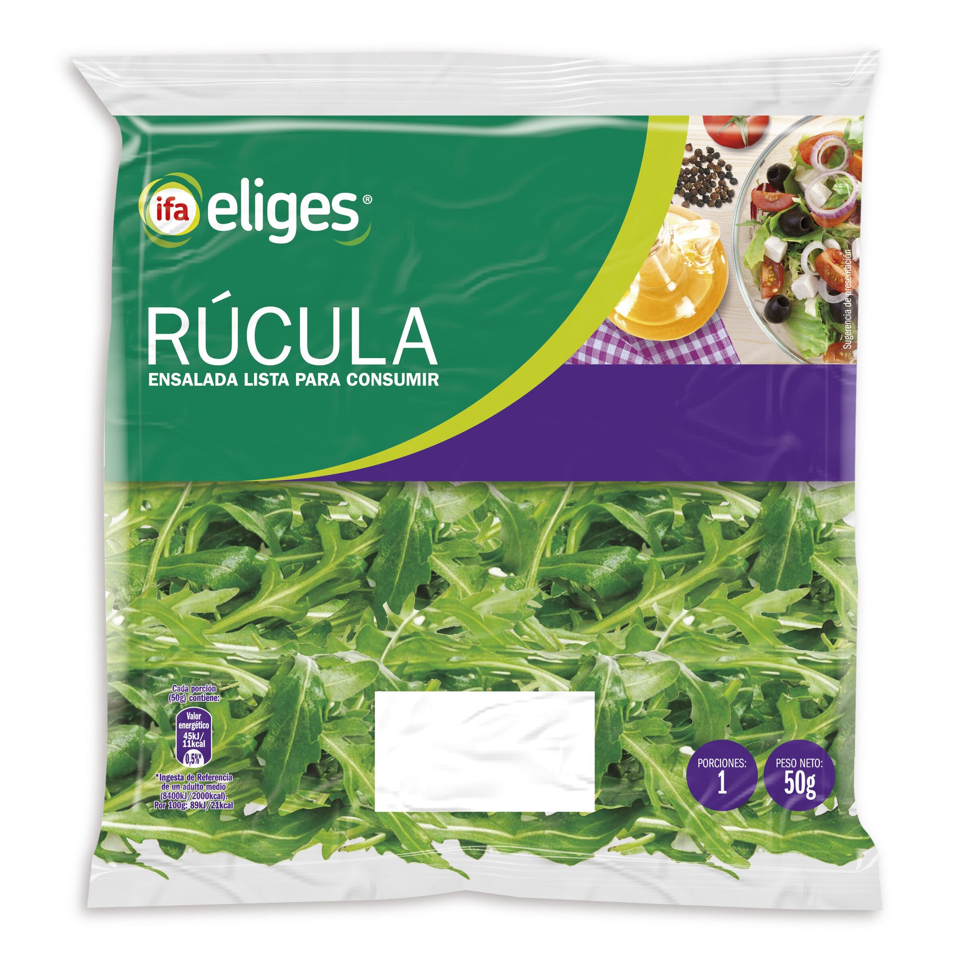 Rucula brotes bolsa Ifa 50g
