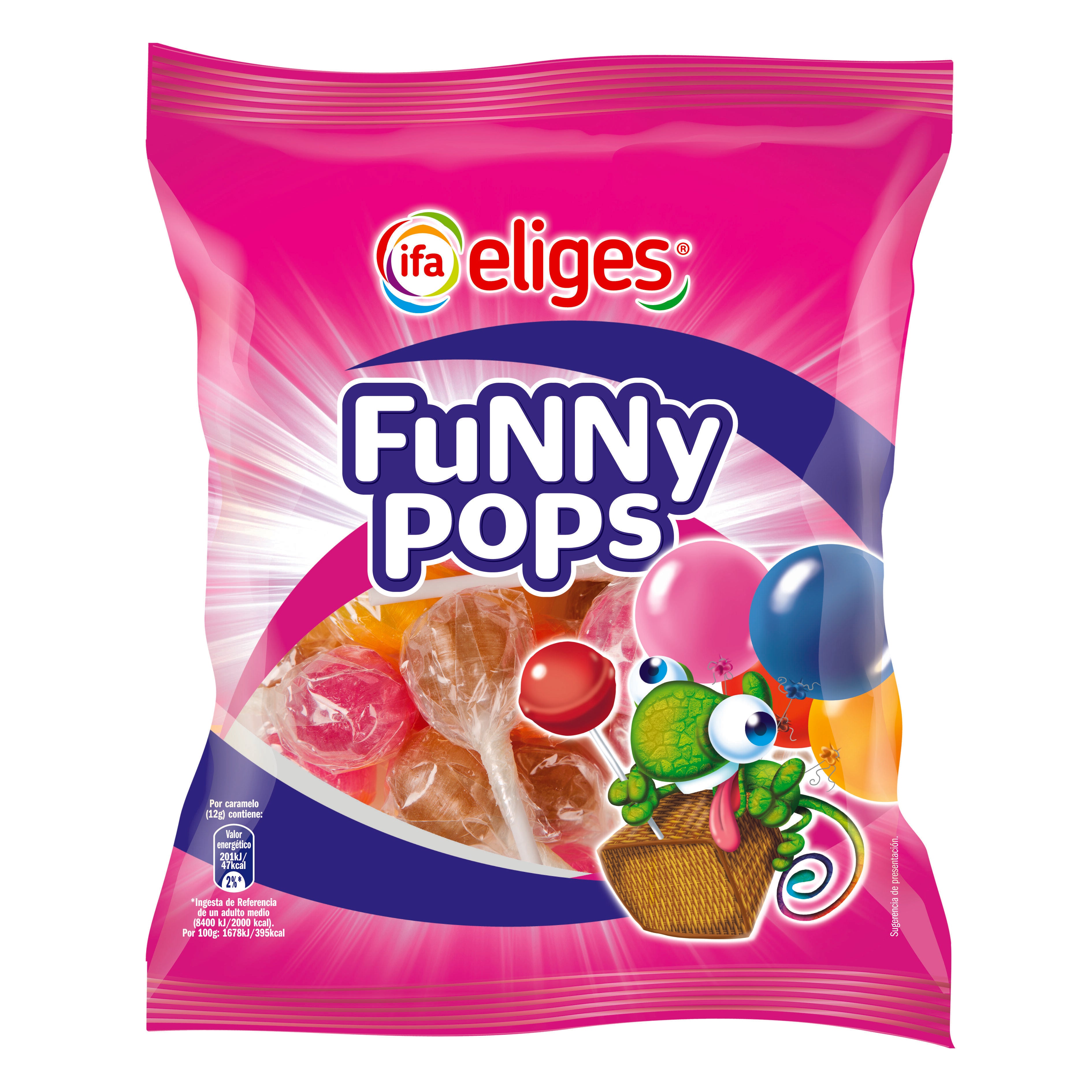 Caramelo con palo  Ifa eliges p12 150g